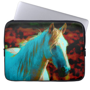 Horse-lover's Equine Animal-lover's Gift Laptop Sleeve