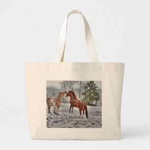 Horse-lovers Equine Ranch Horse Photo Large Tote Bag