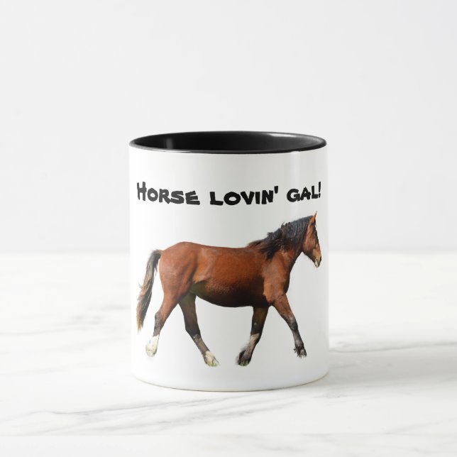 Horse Lovin' Gal Mug (Center)