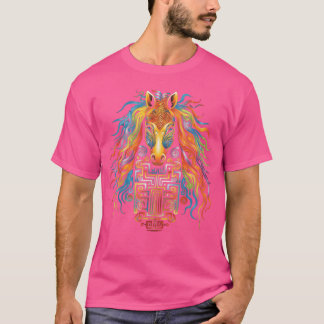 Horse Mandala Animal Colourful boy T-Shirt