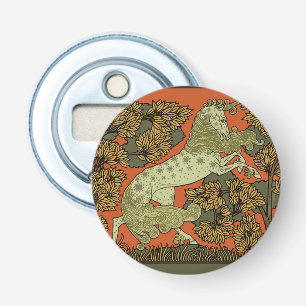 Horse Mediaeval Arts Crafts Art Nouveau Bottle Opener