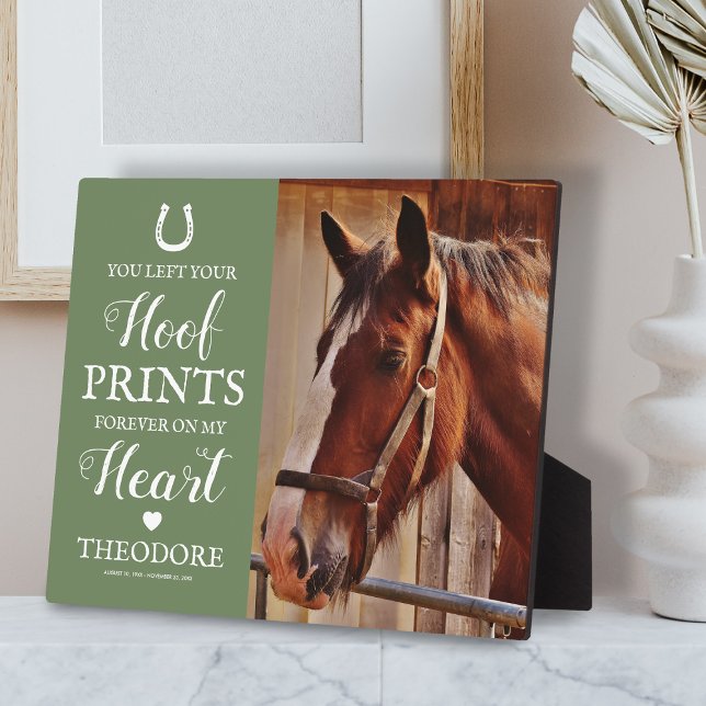 Horse Memorial - Equestrian Green Plaque (Creator Uploaded)