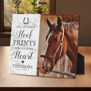 Horse Memorial - Pet Sympathy Photo Plaque