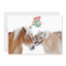 Horse Merry Christmas Mistletoe Equine Cute Ponies