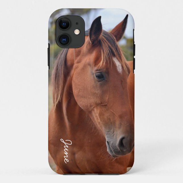 Horse Monogram Case-Mate iPhone Case (Back)