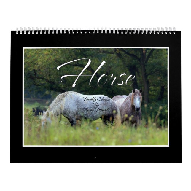 Horse Monthly Calendar By Thomas Minutolo (Cover)