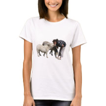 HORSE MOTIVE T SHIRT