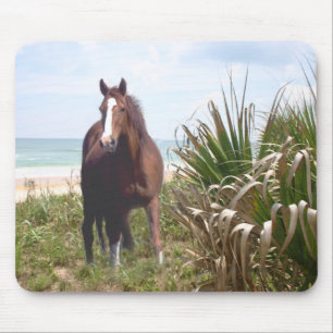 Horse Mousepad Beach