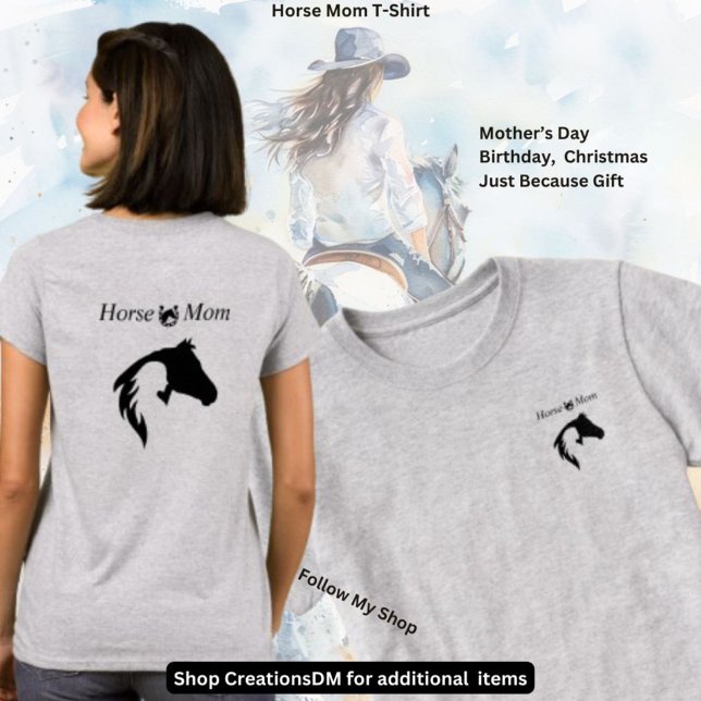 Horse Mum T-Shirt (Creator Uploaded)