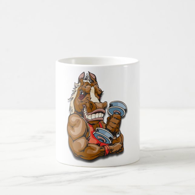 Horse Muscles Coffee Mug (Center)