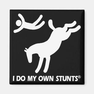 Horse My Own Stunts Magnet