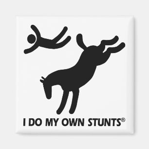 Horse My Own Stunts Magnet