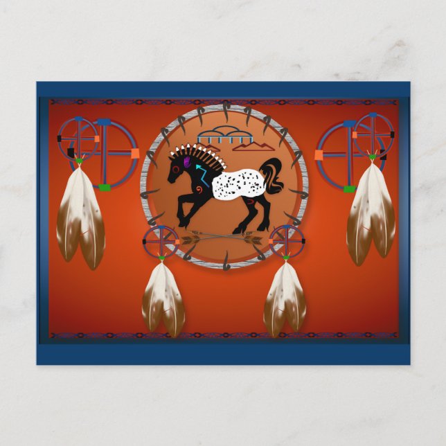 Horse n Arrows Postcard (Front)