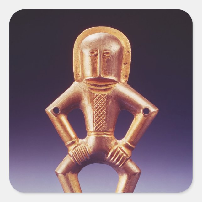 Horse nomad square sticker (Front)