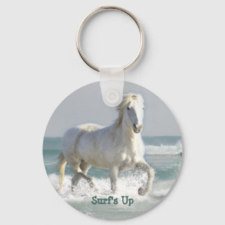 Horse Ocean Beauty Keychain
