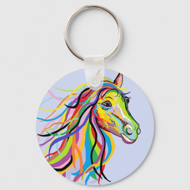 Horse of a Different Colour Key Ring (Front)