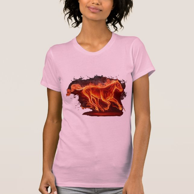 Horse of fire. T-Shirt (Front)