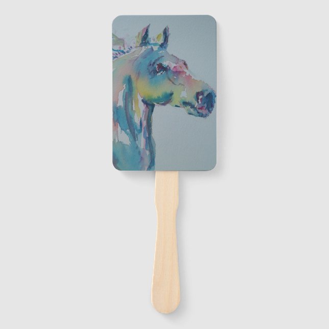 Horse of Many Colours Hand Fan (Front)