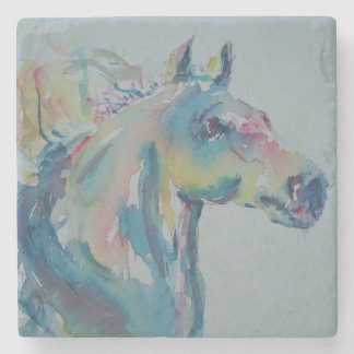 Horse of Many Colours Stone Coaster