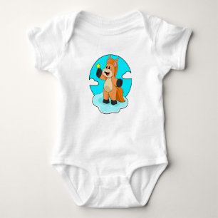 Horse on Clouds Baby Bodysuit