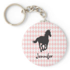 Horse on Diamond Pattern Template