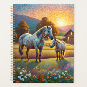 Horse on Farm Wildflower Meadow Planner