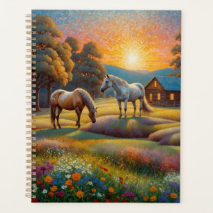 Horse on Farm Wildflower Meadow Planner