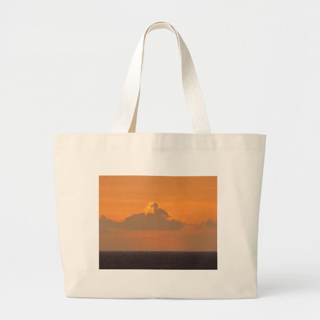 Horse on Fire Large Tote Bag (Front)