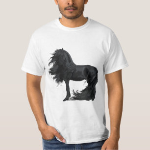 Horse paint Equestrian Friesian Horse rider Birthd T-Shirt
