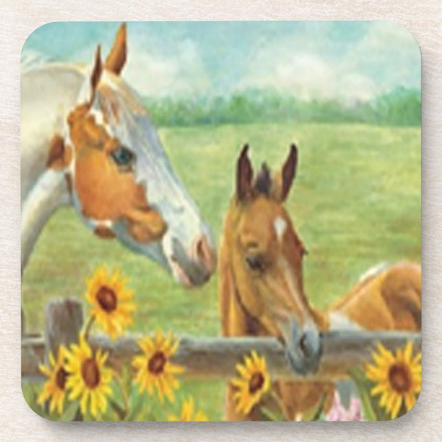 Horse Painting Coasters (Front)