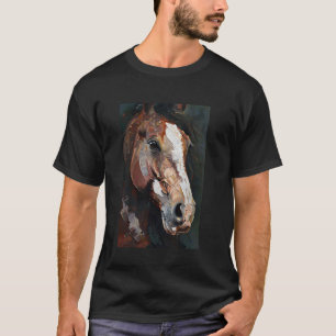 Horse Painting Oil Paint Painting T-Shirt