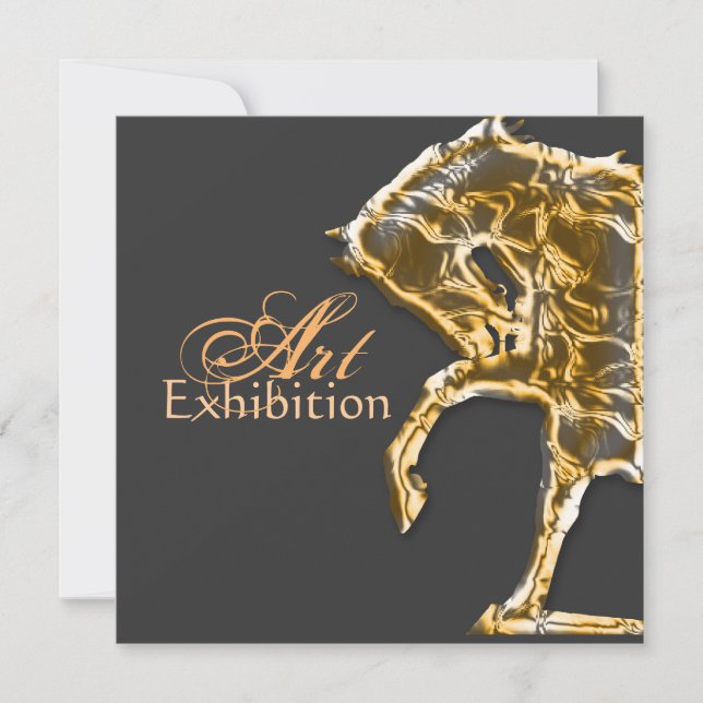 Horse party show event racing invitation (Front)