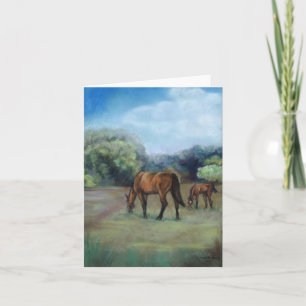 "Horse Pasture" Art Note Card