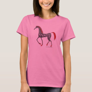 Horse pen ink drawing shirt design