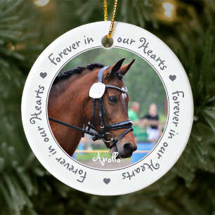 Horse Pet Memorial Ceramic Tree Decoration