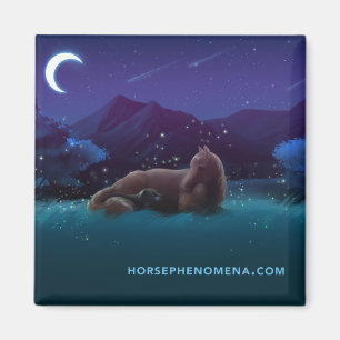 Horse Phenomena Night Magnet