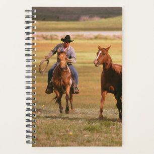 Horse Photo Equine Cowboy Herding Ranch Planner