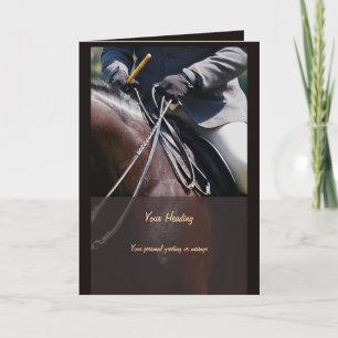 Horse photo insert business marketing card