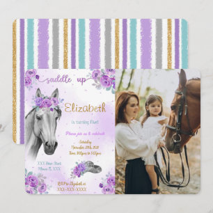 Horse Photo Invitation