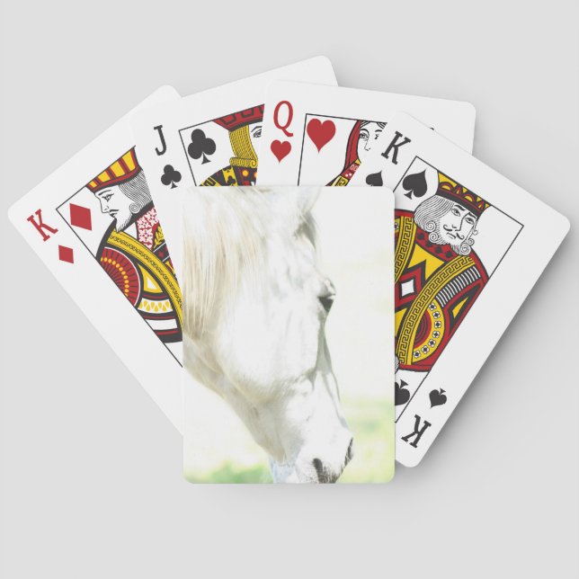 Horse Photo Playing Cards (Back)