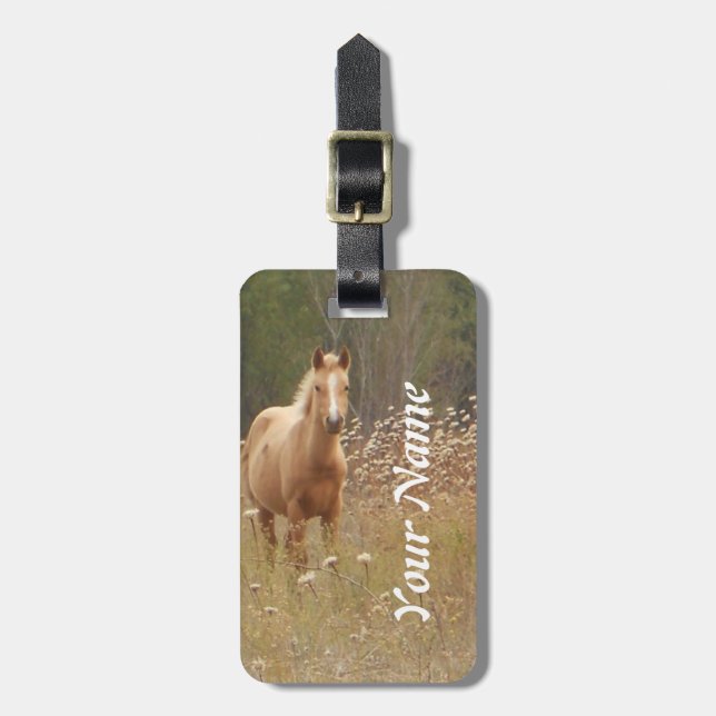 Horse Photography Luggage Tag (Front Vertical)