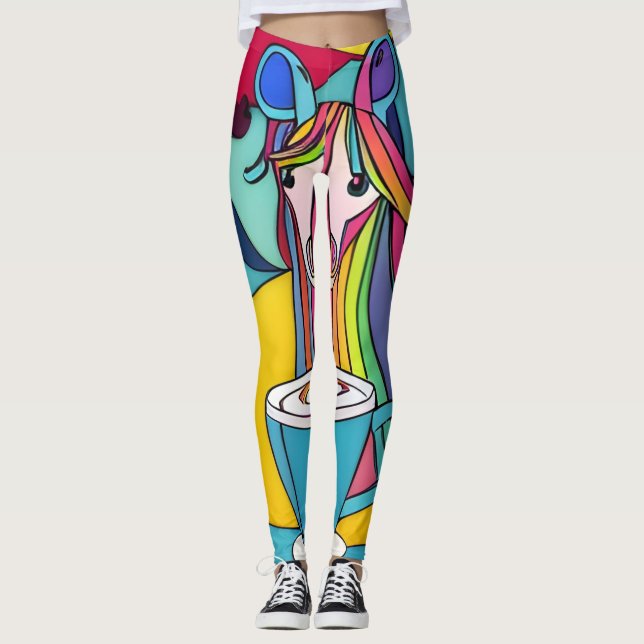 Horse Phylum Leggings (Front)