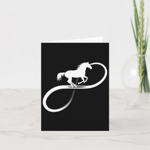 Horse Picture Horseback Riding Girls Women Card