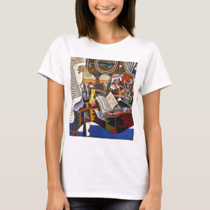 Horse Pipe Red Flower by Joan Miro T-Shirt