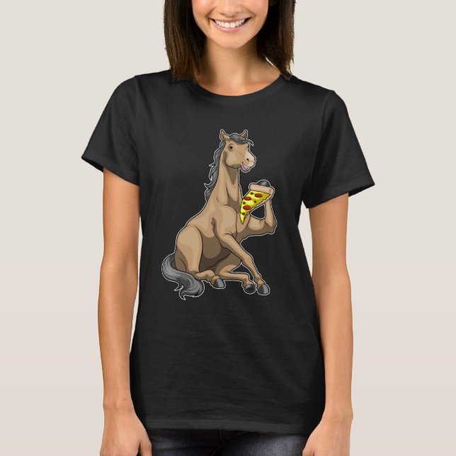 Horse Pizza T-Shirt (Front)