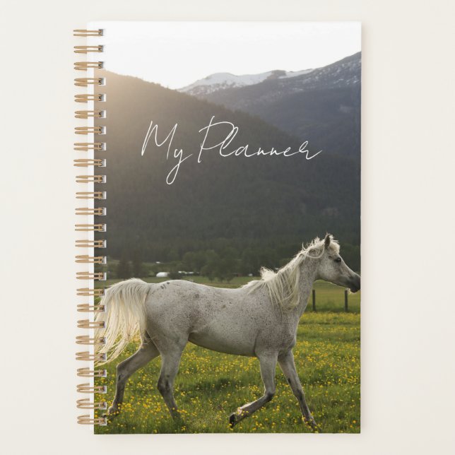 Horse Planner - Spring Theme (Front)