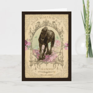 Horse Poeme - Greeting Card