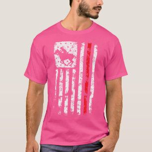 Horse Polo Player American Us Flag Horse Riding