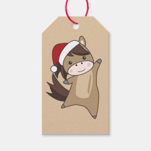 Horse Pony Christmas Snow Winter Animals Horses Gi Gift Tags