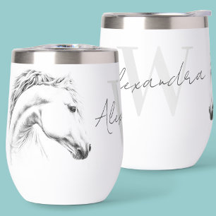Horse portrait Animal drawing Equestrian art Name